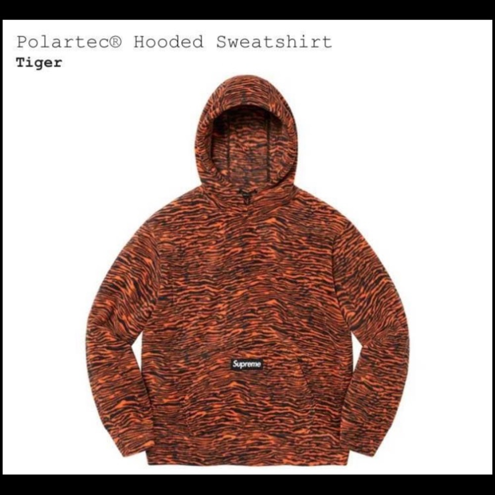 Supreme Polartec Hooded Sweatshirt